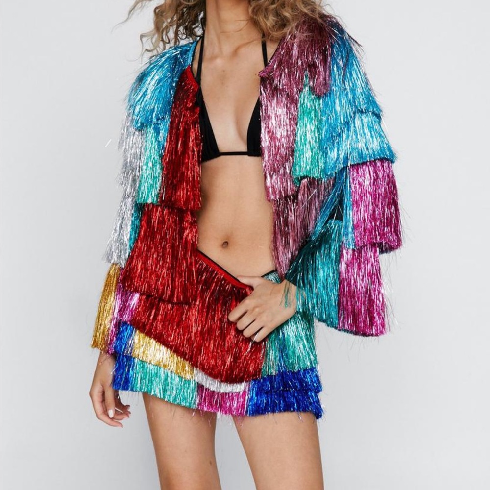 Nasty Gal Tinsel Jacket